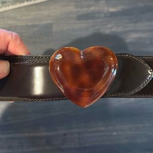 Beautiful Tortoise Shell Heart shaped belt